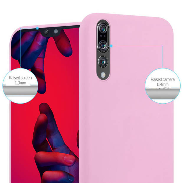 Cadorabo Hoesje geschikt voor Huawei P20 PRO / P20 PLUS in CANDY ROZE - Beschermhoes TPU silicone Case Cover