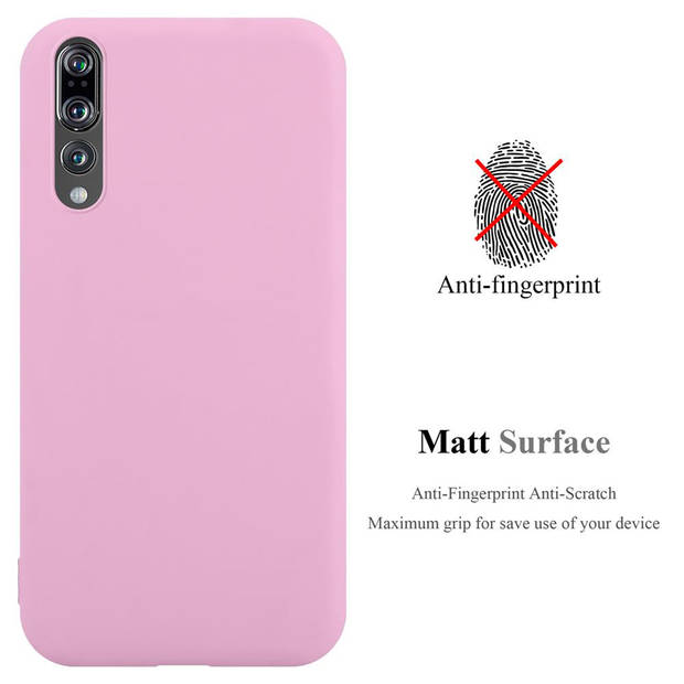 Cadorabo Hoesje geschikt voor Huawei P20 PRO / P20 PLUS in CANDY ROZE - Beschermhoes TPU silicone Case Cover