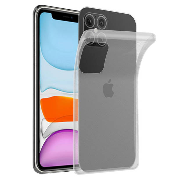 Cadorabo Hoesje geschikt voor Apple iPhone 12 MINI in VOLLEDIG TRANSPARANT - Beschermhoes Cover gemaakt van TPU Silicone