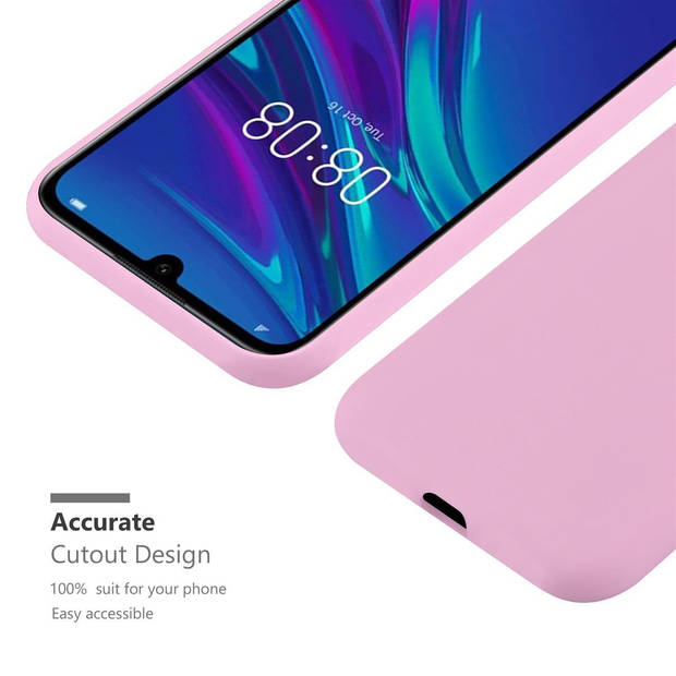 Cadorabo Hoesje geschikt voor Huawei Y6 2019 in CANDY ROZE - Beschermhoes TPU silicone Case Cover