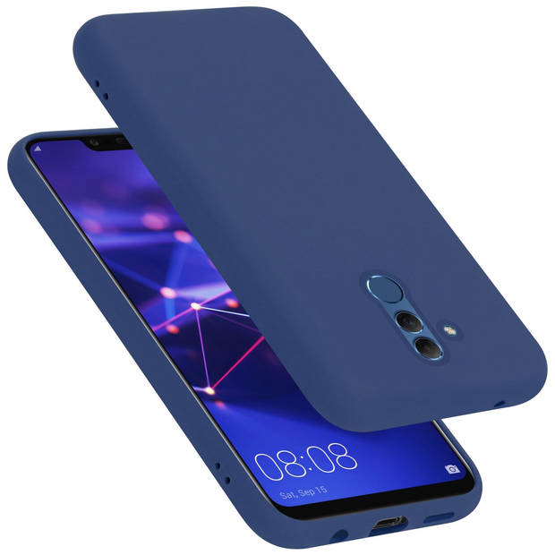 Cadorabo Hoesje geschikt voor Huawei MATE 20 LITE Case in LIQUID BLAUW - Beschermhoes TPU silicone Cover