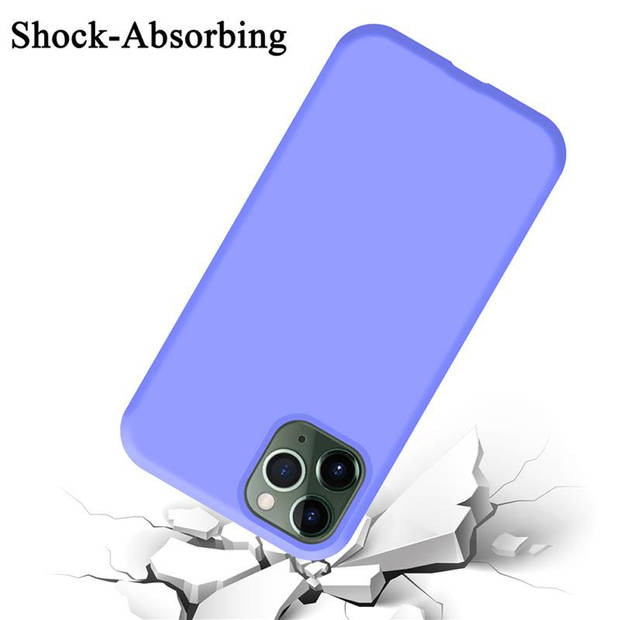 Cadorabo Hoesje geschikt voor Apple iPhone 11 PRO MAX Case in LIQUID LICHT PAARS - Beschermhoes TPU silicone Cover