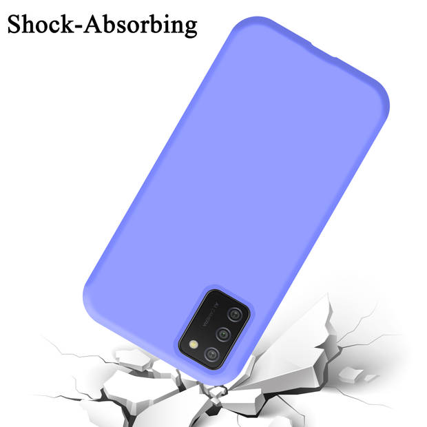 Cadorabo Hoesje geschikt voor Samsung Galaxy A02s Case in LIQUID LICHT PAARS - Beschermhoes TPU silicone Cover