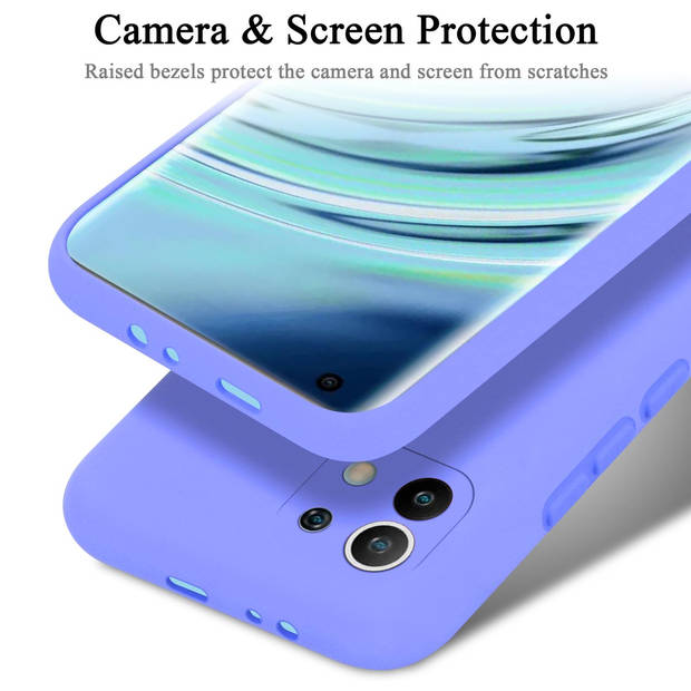 Cadorabo Hoesje geschikt voor Xiaomi Mi 11 5G Case in LIQUID LICHT PAARS - Beschermhoes TPU silicone Cover