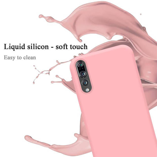 Cadorabo Hoesje geschikt voor Huawei P20 PRO / P20 PLUS Case in LIQUID ROZE - Beschermhoes TPU silicone Cover