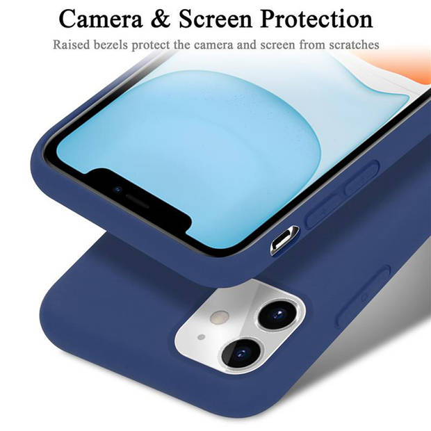 Cadorabo Hoesje geschikt voor Apple iPhone 11 Case in LIQUID BLAUW - Beschermhoes TPU silicone Cover