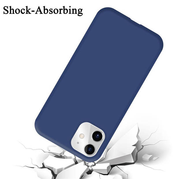 Cadorabo Hoesje geschikt voor Apple iPhone 11 Case in LIQUID BLAUW - Beschermhoes TPU silicone Cover