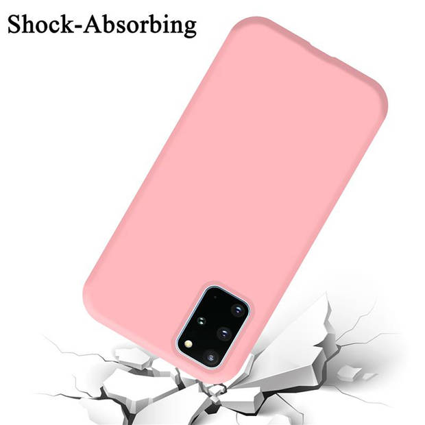 Cadorabo Hoesje geschikt voor Samsung Galaxy S20 PLUS Case in LIQUID ROZE - Beschermhoes TPU silicone Cover