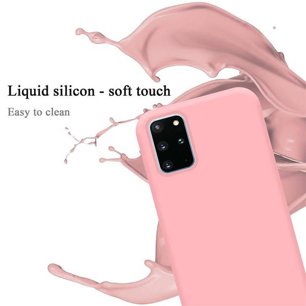 Cadorabo Hoesje geschikt voor Samsung Galaxy S20 PLUS Case in LIQUID ROZE - Beschermhoes TPU silicone Cover