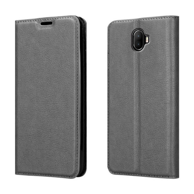 Cadorabo Hoesje geschikt voor WIKO WIM in TITANIUM GRIJS - Beschermhoes Case magnetische sluiting Cover