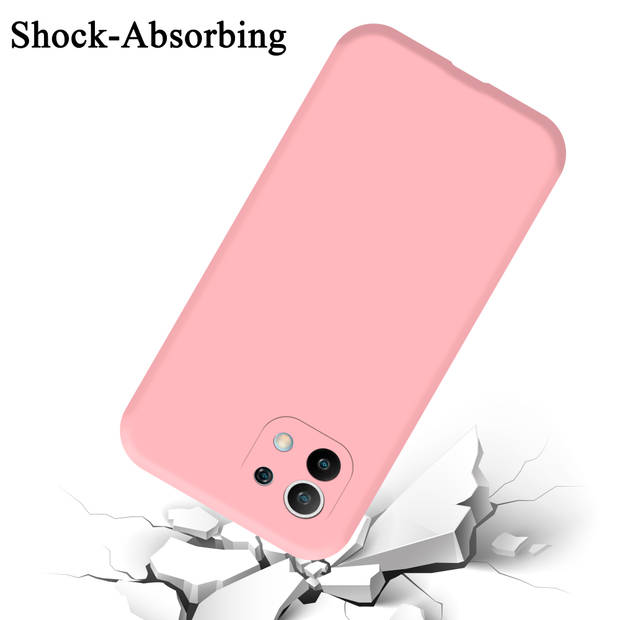 Cadorabo Hoesje geschikt voor Xiaomi Mi 11 5G Case in LIQUID ROZE - Beschermhoes TPU silicone Cover