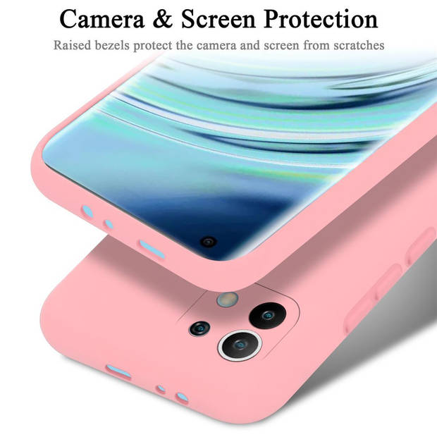 Cadorabo Hoesje geschikt voor Xiaomi Mi 11 5G Case in LIQUID ROZE - Beschermhoes TPU silicone Cover