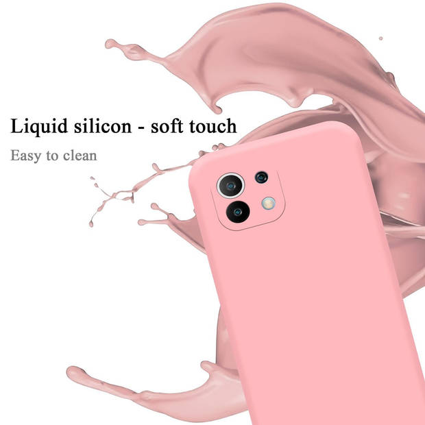 Cadorabo Hoesje geschikt voor Xiaomi Mi 11 5G Case in LIQUID ROZE - Beschermhoes TPU silicone Cover