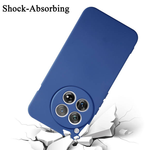 Cadorabo Hoesje geschikt voor OnePlus 12 Case in LIQUID BLAUW - Beschermhoes TPU silicone Cover