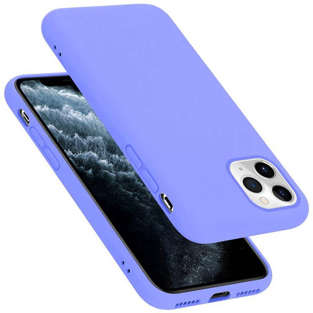 Cadorabo Hoesje geschikt voor Apple iPhone 11 PRO Case in LIQUID LICHT PAARS - Beschermhoes TPU silicone Cover