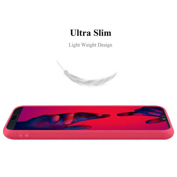 Cadorabo Hoesje geschikt voor Huawei P20 PRO / P20 PLUS in CANDY ROOD - Beschermhoes TPU silicone Case Cover