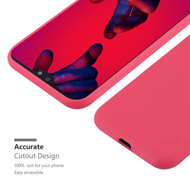 Cadorabo Hoesje geschikt voor Huawei P20 PRO / P20 PLUS in CANDY ROOD - Beschermhoes TPU silicone Case Cover