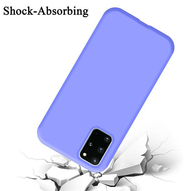 Cadorabo Hoesje geschikt voor Samsung Galaxy S20 PLUS Case in LIQUID LICHT PAARS - Beschermhoes TPU silicone Cover