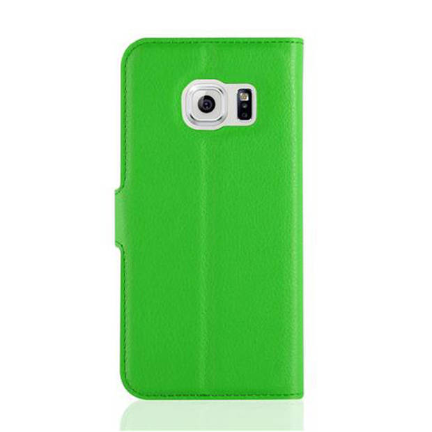 Cadorabo Hoesje geschikt voor Samsung Galaxy S7 in MUNT GROEN - Beschermhoes Cover magnetische sluiting Case