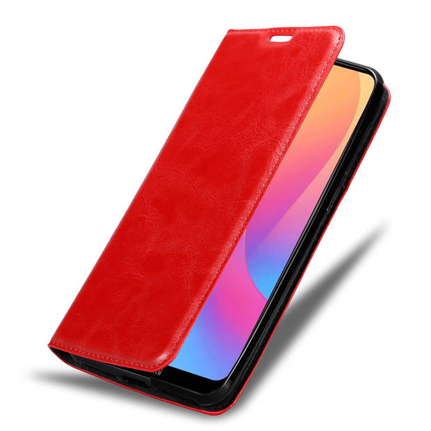 Cadorabo Hoesje geschikt voor Xiaomi RedMi 8A in APPEL ROOD - Beschermhoes Case magnetische sluiting Cover