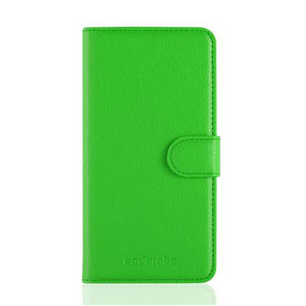 Cadorabo Hoesje geschikt voor Samsung Galaxy A5 2016 in MUNT GROEN - Beschermhoes Cover magnetische sluiting Case