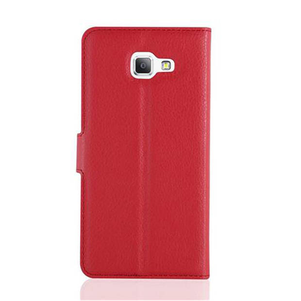 Cadorabo Hoesje geschikt voor Samsung Galaxy A5 2016 in KARMIJN ROOD - Beschermhoes Cover magnetische sluiting Case