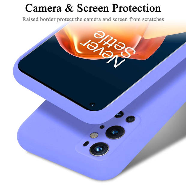 Cadorabo Hoesje geschikt voor OnePlus 9 PRO Case in LIQUID LICHT PAARS - Beschermhoes TPU silicone Cover