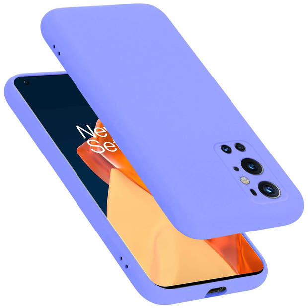 Cadorabo Hoesje geschikt voor OnePlus 9 PRO Case in LIQUID LICHT PAARS - Beschermhoes TPU silicone Cover