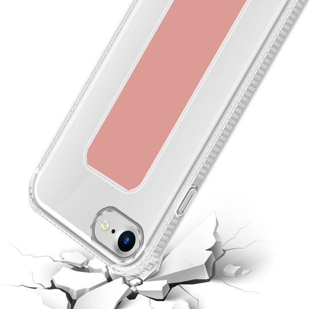 Cadorabo Hoesje geschikt voor Apple iPhone 7 / 7S / 8 / SE 2020 Cover in ROZE - Beschermhoes TPU silicone Case met