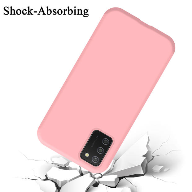 Cadorabo Hoesje geschikt voor Samsung Galaxy A02s Case in LIQUID ROZE - Beschermhoes TPU silicone Cover