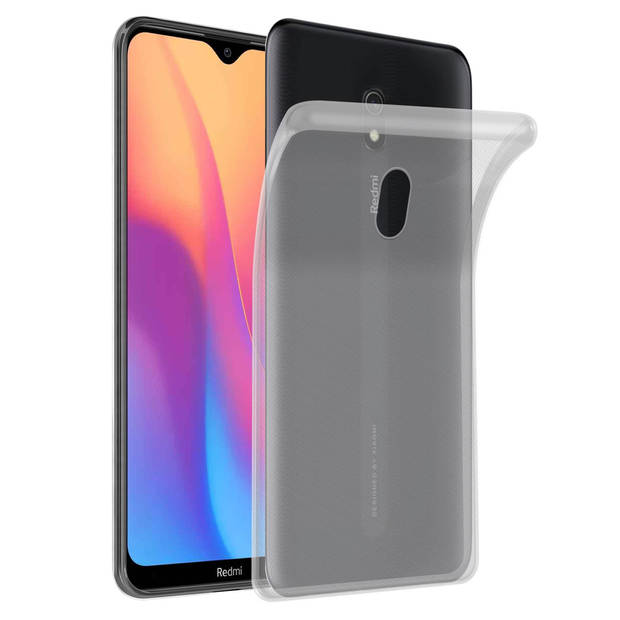 Cadorabo Hoesje geschikt voor Xiaomi RedMi 8A in VOLLEDIG TRANSPARANT - Beschermhoes Cover gemaakt van TPU Silicone Case