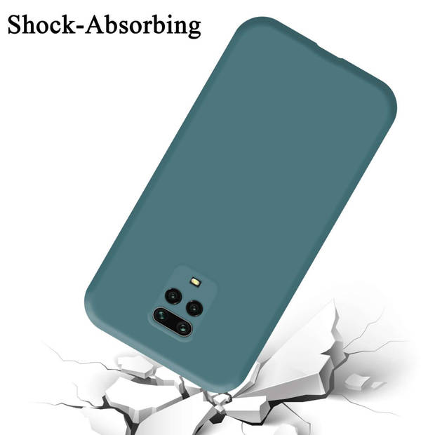 Cadorabo Hoesje geschikt voor Xiaomi RedMi NOTE 9 PRO / NOTE 9S Case in LIQUID GROEN - Beschermhoes TPU silicone Cover