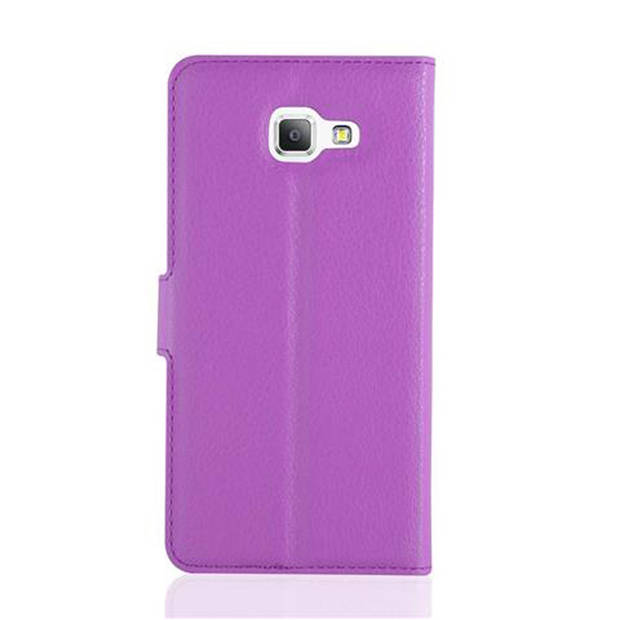 Cadorabo Hoesje geschikt voor Samsung Galaxy A5 2016 in MANGAAN PAARS - Beschermhoes Cover magnetische sluiting Case