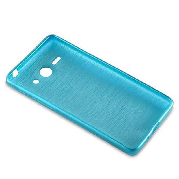 Cadorabo Hoesje geschikt voor Huawei ASCEND G510 / G520 / G525 in TURKOOIS - Beschermhoes TPU silicone Case Cover