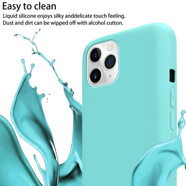 Cadorabo Mobiele telefoon ketting geschikt voor Apple iPhone 11 PRO MAX Hoesje in LIQUID TURKOOIS - Silicone