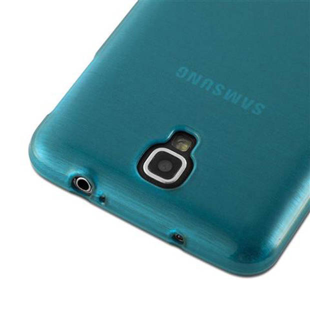 Cadorabo Hoesje geschikt voor Samsung Galaxy NOTE 3 NEO in TURKOOIS - Beschermhoes TPU silicone Case Cover Brushed