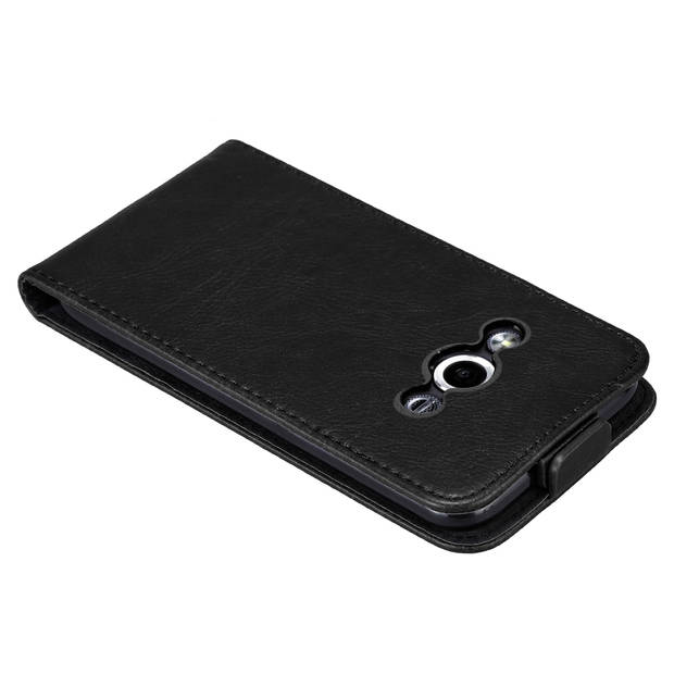 Cadorabo Hoesje geschikt voor Samsung Galaxy XCover 3 in ZWARTE NACHT - Beschermhoes Flip Case Cover magnetische