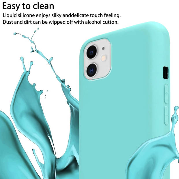 Cadorabo Mobiele telefoon ketting geschikt voor Apple iPhone 11 Hoesje in LIQUID TURKOOIS - Silicone beschermhoes