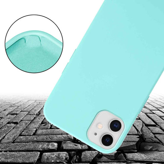 Cadorabo Mobiele telefoon ketting geschikt voor Apple iPhone 11 Hoesje in LIQUID TURKOOIS - Silicone beschermhoes