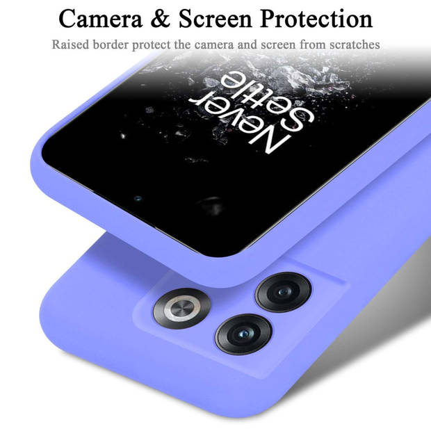 Cadorabo Hoesje geschikt voor OnePlus 10T / ACE PRO Case in LIQUID LICHT PAARS - Beschermhoes TPU silicone Cover
