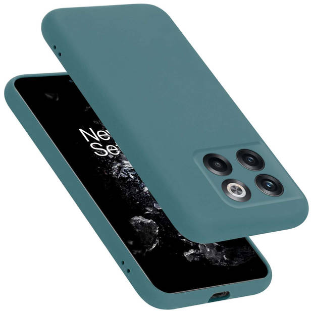 Cadorabo Hoesje geschikt voor OnePlus 10T / ACE PRO Case in LIQUID GROEN - Beschermhoes TPU silicone Cover