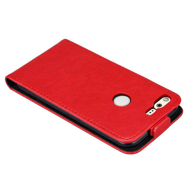 Cadorabo Hoesje geschikt voor Google PIXEL in APPEL ROOD - Beschermhoes Flip Case Cover magnetische sluiting