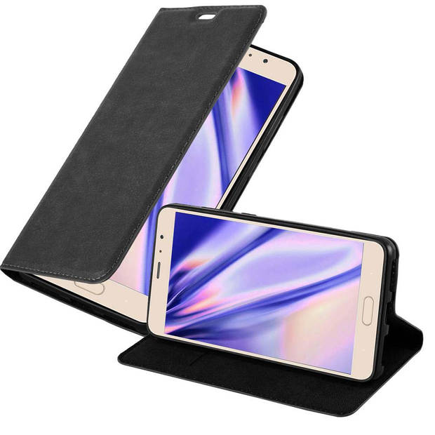 Cadorabo Hoesje geschikt voor Xiaomi RedMi PRO in ZWARTE NACHT - Beschermhoes Case magnetische sluiting Cover