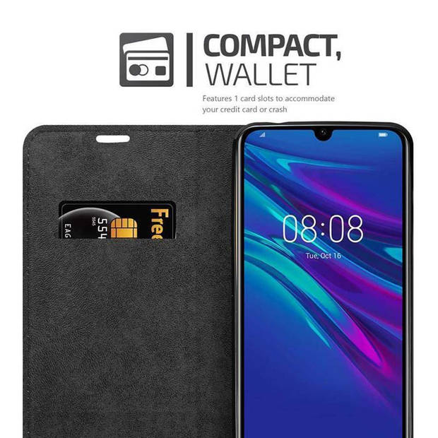 Cadorabo Hoesje geschikt voor Huawei Y6 2019 in APPEL ROOD - Beschermhoes Case magnetische sluiting Cover