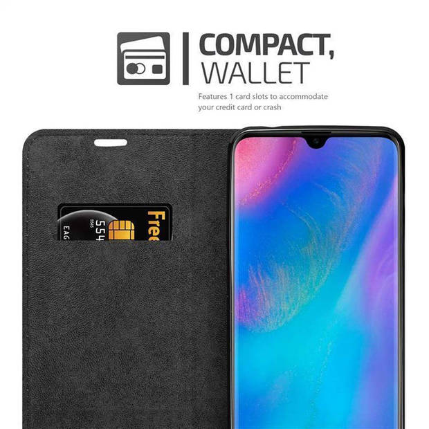 Cadorabo Hoesje geschikt voor Huawei P30 PRO in APPEL ROOD - Beschermhoes Case magnetische sluiting Cover