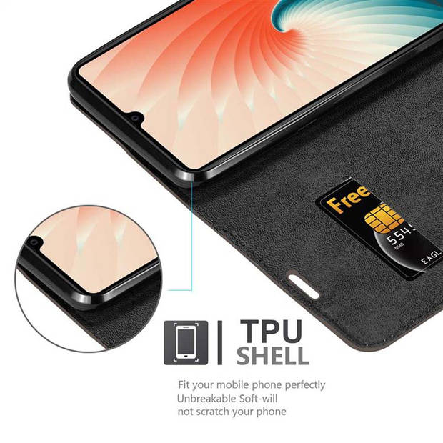 Cadorabo Hoesje geschikt voor Huawei MATE 20 in KOFFIE BRUIN - Beschermhoes Case magnetische sluiting Cover