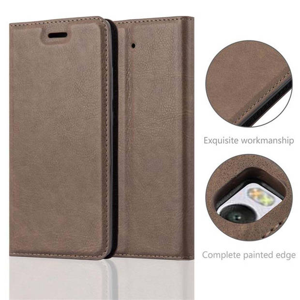 Cadorabo Hoesje geschikt voor Xiaomi Mi 5s in KOFFIE BRUIN - Beschermhoes Case magnetische sluiting Cover