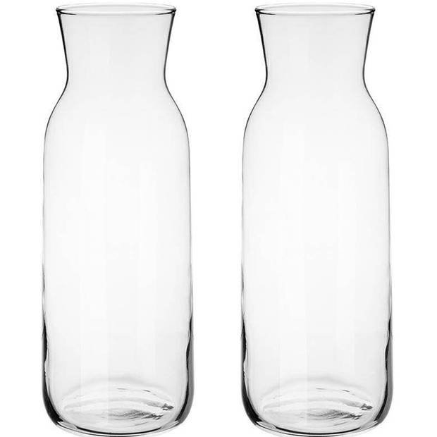 Glasmark Waterkan - 2x - 1L - glas - waterkaraf - schenkkan - Waterkannen