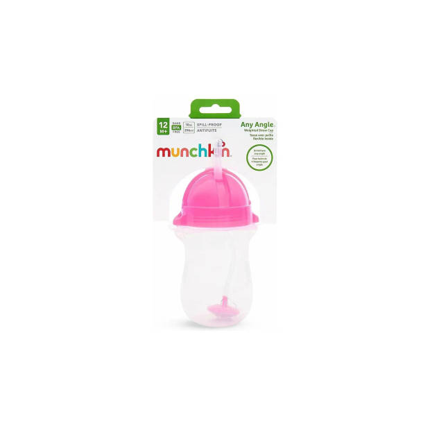 Munchkin - Antilek Rietjesbeker - Roze