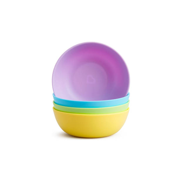 Munchkin Multi Coloured Bowls - 4 Gekleurde Kommetjes